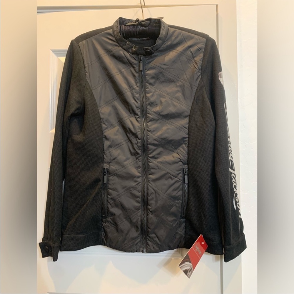 FREE Bag Barrett Jackson Car Auto Show Members Jacket Black windbreaker